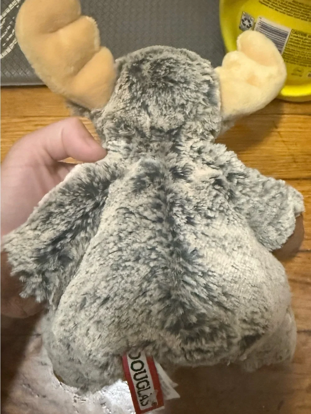 Douglas Plush Gray Moose Stuffed Animal - Soft Cuddly Kids Toy